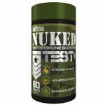 Warzone Natural Nuked Test Booster Supplement 60 Tablets for Muscle Growth and Energy for Men