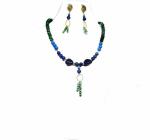JAYA VISION ENTERPRISES Gemstone Peacock Color Shade beads Necklace