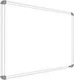 YAJNAS Non Magnetic 1.5X2 Feet Non-Magnetic Double Sided Whiteboard and Chalk Board Both Side Writing Boards, one Side White Marker and Reverse Side Chalk Board Surface - Pack of 01 Whiteboards (White, Green)