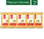 Trinetra Popcorn Maize 5 kg (1Kg X 5 Pack) Makka Popcorn
