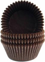 noble foods Microwave Safe Round Shape Paper Muffin Mould 100 Cavity