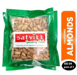 Satvikk 1000 gm Premium Almonds Californian (500 gmX2)