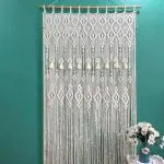 Craftery Off-White Cotton Rope Curtain - 40 X 80 Inch