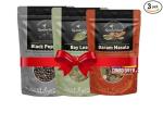 KeralaNaad Whole Spices Premium Combo Pack of 3 (Black Pepper,Bay Leaf,Garam Masala) Ntwt. 140g