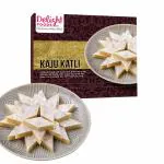 Delight Foods Premium Kaju Katli (Katri|Barfi) 250g | Diwali Greeting Card | Decorative Fancy Diya | Authentic & Fresh | Indian Sweets (Mithai) | Festive Gift Pack (Diwali)