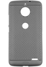 Vakibo Moto E4 , Motorola E4 Black Rubber, Silicon Grip Case Back Cover