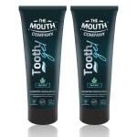 The Mouth Company Refreshing Cool Mint Toothgel, Alcohol Free Mint Toothpaste For Fresh Breath 75g (Pack Of 2)
