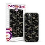 PROSKINS - Camouflage Black 3D Textured Mobile Back Skin/Sticker Only for OnePlus 5T (Pack of 1)
