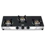 Hornbills Premium PNG Stainless Steel 3D Pan Support Automatic 3 Burner Gas Stove
