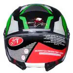 YOURCITYSELLER Motorcycle Helmet Men & Women Adults Open-Face Helmets Motorbike Helmet Pack of 1(Green)