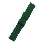RUPELIK (Blk Band Lock 20mm Strap Green) Strap for Samsung Gear S2 Classic / Samsung Active / Samsung Galaxy Active 2, Amazfit Bip Lite / Amazfit Gts, Noise X-Fit 1, Evolve 2, Noise ColorFit Brio, Noise ColorFit Qube, Watch Strap (20MM)