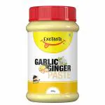 EXOTASTE Ginger Garlic Paste/Adrak Lahsun Chutneys for Cooking/Naturally Processed Fresh Ginger & Garlic Paste with No Added Preservatives (Ginger Garlic 400gm)