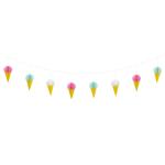 Tiki Times Honeycomb Ice Cream Garland 7ft Each for Luau/Hawaiian Theme Parties