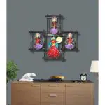 Jodhpur art and Craft iron Handpainted Rajasthani Musician Showpiece for wall decoration for living room