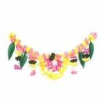pujaNpujari Artificial Flower Mango Leaves Toran for Home Door Decoration for Diwali