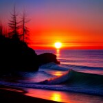 Love Creation 12x18 Size poster print for creative wall art- ethereal-sunsets-7435(Non Sticker)
