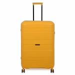 it luggage Momentous Polypropylene Large Hardsided Fashion Luggage Suitcase Expandable8 Wheel Trolley 16-2886-08 Yellow with TSA Lock- 77CM
