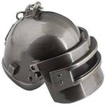 Blue Aura Keycraze Metal Pubg Level 3 Helmet Keycain Key Chain