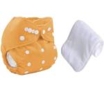 Miracle Moms Orange Reusable Cloth Diaper with Insert Pads - Free Size