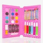 SHUTTLE ART 42 Pcs Drawing Set for Kids | Art Set with Color Box | Pencil Colors Crayons Colors Water Color Sketch Pens Set for Kids,(Art Set for Kids)