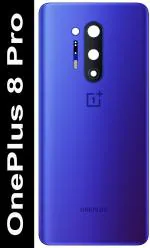 PURPLESAVVY Ultramarine Blue Glass Back Panel For Oneplus 8 Pro
