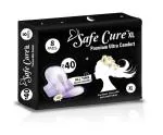 Safe Cure Ultra Thin Sanitary Pads with Flexi-Wings for Periods, Overnight Absorbency,Pack of 5[7*5 Total 35 Pads]]