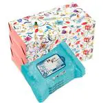 Home Float Multicolor Paper Ultra Soft Premium Tissue Paper Box and Wet Wipes, 100 Pulls Each (Pack of 6)