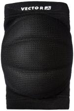 Vector X Black Elasticized-fabric Knee Support