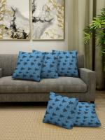 Klotthe Set of 5 Blue Cushion Covers (40X40 cm)