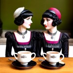 Love Creation A4 Size poster print for creative wall art- caf-de-paris-digitally-painted-wall-art-6632( Sticker)