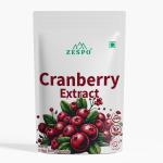 Zespo Organic Cranberry Extract Powder, Antioxidant & Urinary Tract Health Supplement, Strong Bones & Teeth for Women & Men - 60g