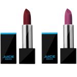 JUICE | MOROCCAN ROSE M-23 & MISS MAUVE M-98 | WATERPROOF & LONG STAY LIPSTICK (RICHSTICK) | PACK OF 2