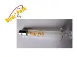 Birds' Park Glass Syringe luer Lock 2m-1 pcs-Good for feeding baby birds, rat & mice