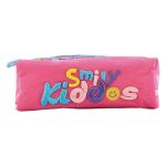 Smily Kiddos Pink Twin Zipper Pencil Case