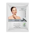 MissMoniks Silver Facial Kit For Women Instant Glow For Party Skin Glowing & Brightning Kit Easy To Use At Home