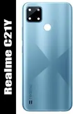 FRIENDZZWORLD Blue Plastic Back Panel For Realme C21Y
