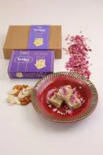 TAAJAS FOOD- India's Finest Sweetness Gulab Pak (250g) | Made With Pure Desi Ghee Mithai | Taste in Every Gulab Bite | Festive Gift Pack | No Preservatives, No Artificial Color & Flavors