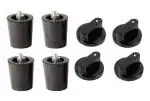 DELTA Gas Stove Anti Skid Rubber Leg & Knob Set