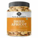 Farm & Farmers 100% Natural Dried Apricot | Rich in Carbohydrates and Dietary Fiber | Healthy & Nutritious Dried Apricot Khumani (250 gm)
