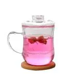 Ez Life Transparent Glass Glass Tea Infuser 350 ml