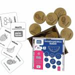 Mini Leaves Fun Fruits Wooden Memory Card Game for Kids Fun Fruits Puzzle Set