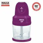 Inalsa Joy-250 Watts Electric Chopper with Copper Motor, Chop, Mince, Puree, Whisk, 850 ml Capacity