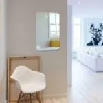 BREAZBELL Rectangle Shape Sticker Magic Mirror : Wall Mirror Self-Adhesive Acrylic Mirror, High-Definition Imaging, Not Fragile, Can Be Used at the Entrance of Bedroom, Bathroom, Living Room-1pc