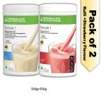 Herbalife nutrition Formula 1 Kulfi 500g+Strawberry x 500g Shake