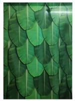 PMW - Banana Leaf Design(Aaritaku) Design - Wedding Backdrop Cloth - for Household Function - Festivals - 5 Feet Width x 8 Feet Length/Height