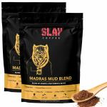 SLAY Madras Mud South Indian Style Filter Coffee Bag Freshly Roasted Medium Roast 500G x pack of 2