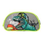 Smily Kiddos Single Compartment Green Polyester Zipper Pencil Case