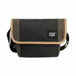 CAT Unisex Black & Olive Green Detroit Messenger Bag (83828-441)
