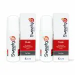 Salve Sweatgo Anti Perspirant Freshness, Hyperhidrosis Sweat Free Healthy Skin for Women, 60 ml (Pack of 2)(Musk)