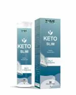 Vokin Biotech Keto Slim Tablets For Weight Loss Dietary Supplement Effervescent Water Soluble (20 Tablets)